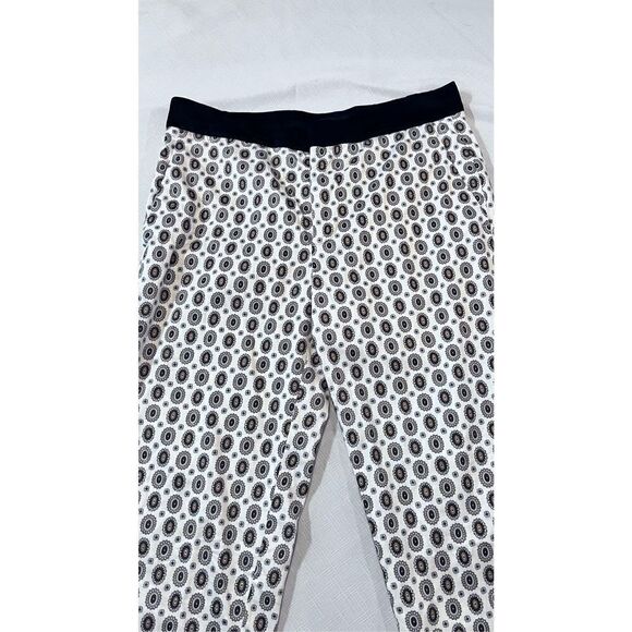 Zara Women's Medallion Print Sam Flat Front Casual Pants Multi-Color Size Small - Picture 4 of 11